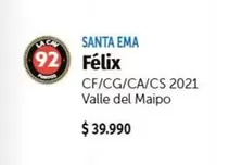 Santa Ema - CF/CG/CA/CS 2021