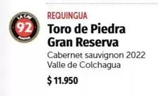Toro De Piedra - Requingue  Gran Reserva