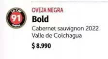 Oveja Negra - Cabernet Sauvignon 2022
