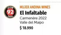 Andina - Mujer  Wines El Infaltable