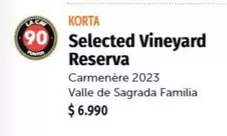 Selected Vineyard Reserva