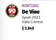 Montgras - s De Vine Syrah 2023 Valle Central