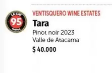 Ventisquero -  Wine Estates Tara Pinot Noir 2023 Valle De Atacama
