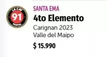 Santa Ema - 4to Elemento