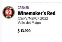 Carmen - Winemaker's Red