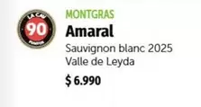 Montgras - Sauvignon Blanc 2025 Valle De Leyda