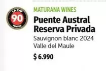 Austral - Sauvignon Blanc 2024 Valle Del Maule