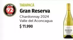 Tarapacá - Gran Reserva Chardonnay 2024 Valle Del Aconcagua