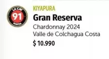 Chardonnay - Gran Reserva  2024 Valle De Colchagua Costa
