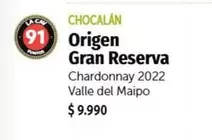 Frutos del Maipo - Chocalán Gran Reserva