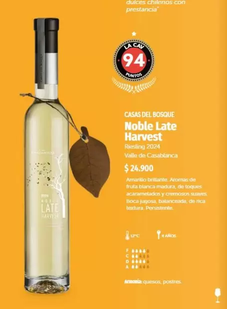 Noble - Cassol De  Late Harvest