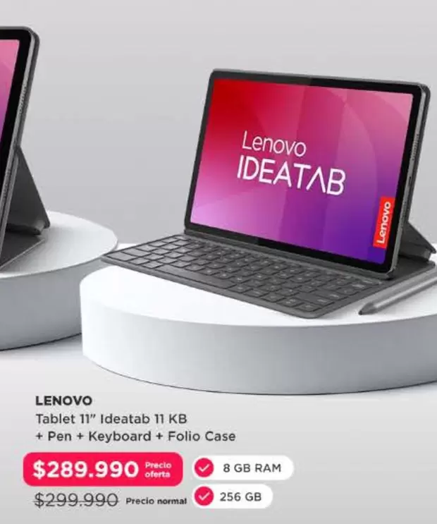 Lenovo - Tablet 11" Ideatab 11 Kb + Pen + Keyboard + Folio Case