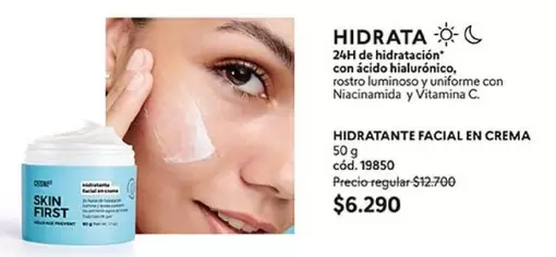 Hidratante Facial En Crema