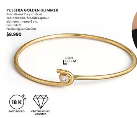 Golden - Pulsera Glimmer