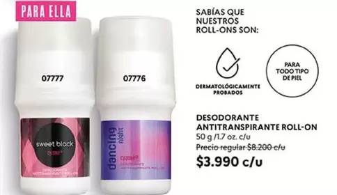 Sweet Black - Desodorante Antitranspirante Roll-On