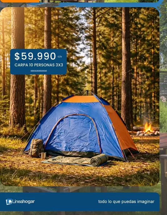 Carpa 10 Personas 3x3