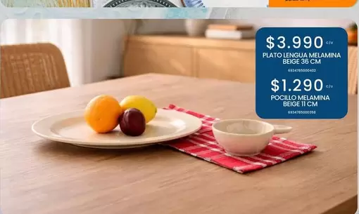 Plato Lengui Melamina
