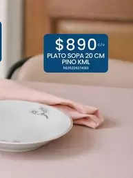 Plato Sopa 20 Cm Pino