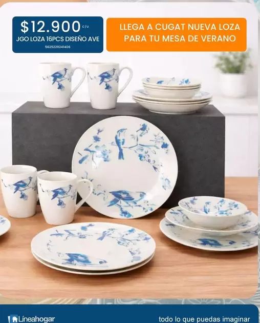 Cugat - Llega A Nueva Loza Para Tu Mesa De Verano