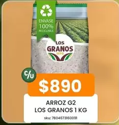 Arroz G2 Los Granos