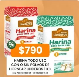 Harina Todo Uso Con O Sin Polvos De Hornear