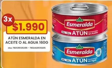 Esmeralda - Atun  En Aceite O Al Agua