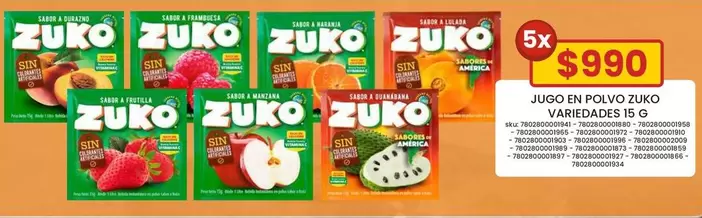 Zuko - Jugo En Polvo
