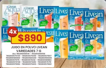 Livean - Jugo En Polvo