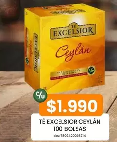 Ceylán - Té Excelsior