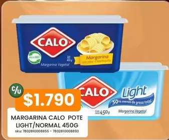 Calo - Margarina Pote Light/normal