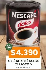 Nescafé - Café Dolca Tarro
