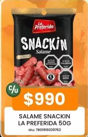 La Preferida - Salame Snackin