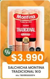 Montina - Salchicha Tradicional