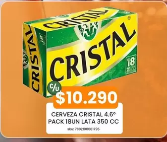 Cristal - Cerveza  4.6°