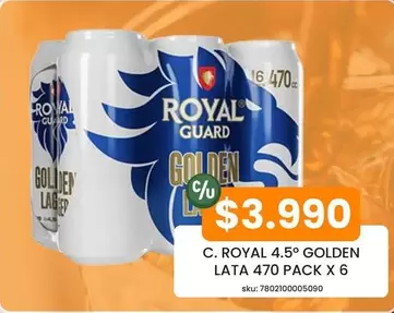 Golden - Royal 4.5 Lata 470 Pack X 6