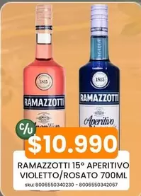 Ramazzotti - Aperitivo VioLttro/Rosato 700ML