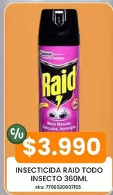 Raid - Insecticida Insecto