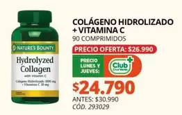 Natur - Colageno Hidrolizado + Vitamina C