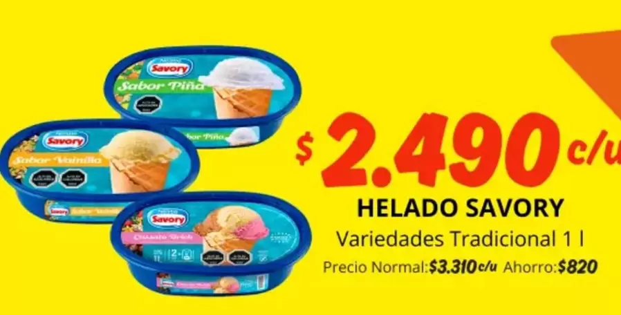 Savory - Helado