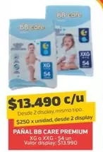 Valor - Pañal Bb Care Premium