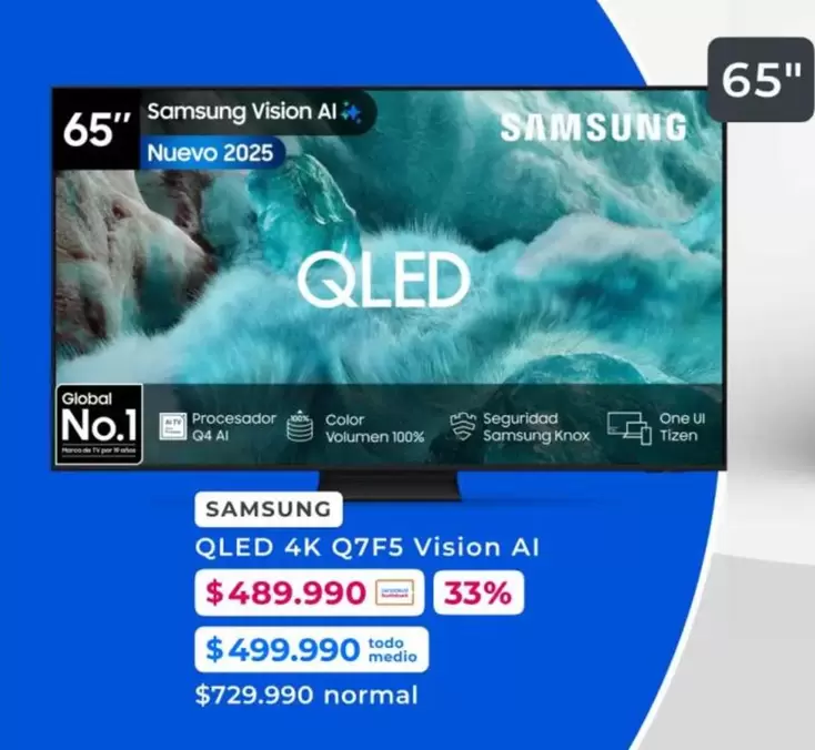 Samsung - Qled 4k Q7f5 Vision Al