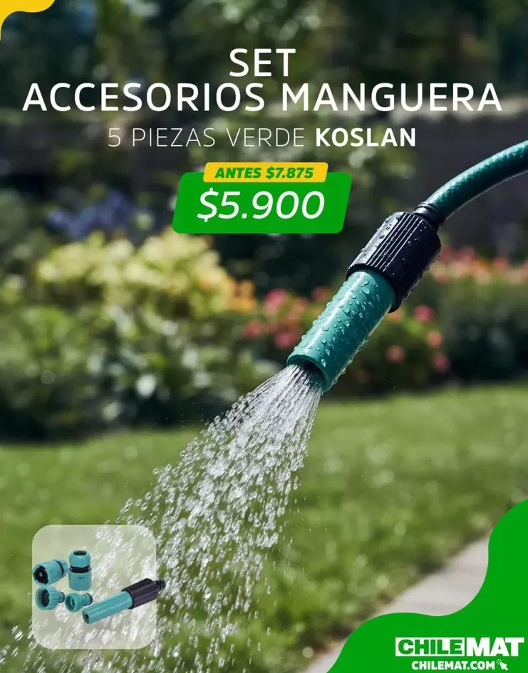 Set Accesorios Manguera