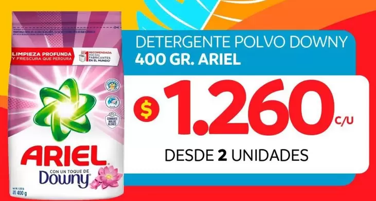 Ariel - Detergente Polvo Downy