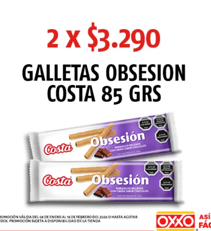 Costa - Galletas Obsesion