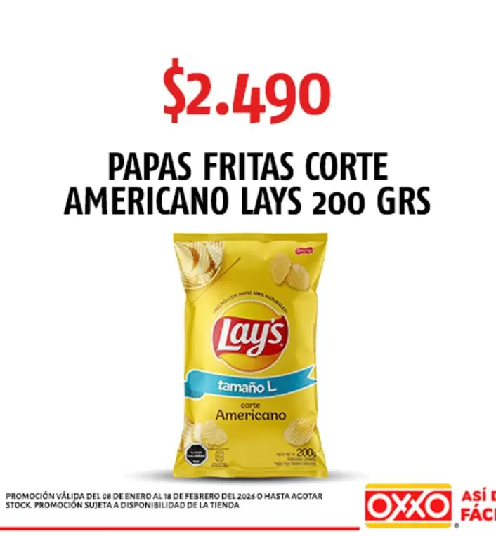 Lay's - Papas Fritas Corte Americano