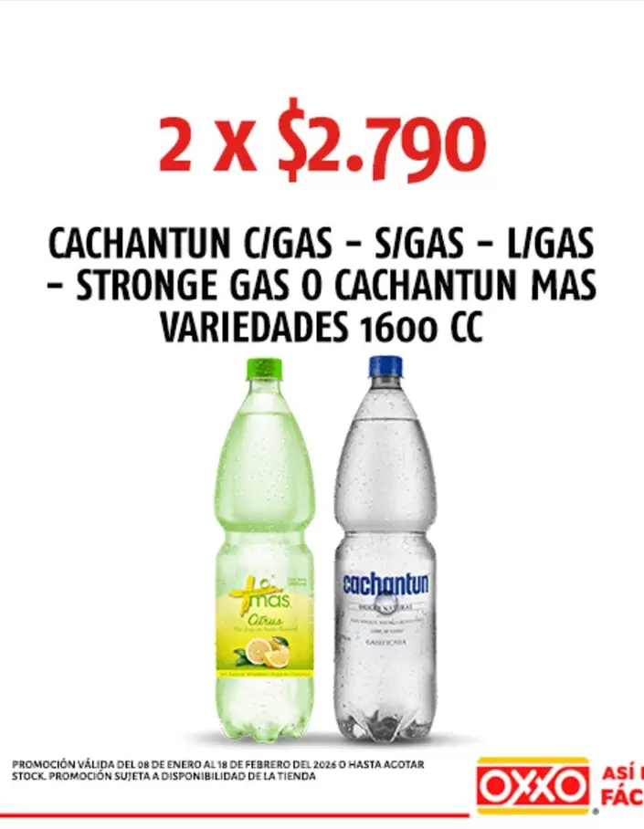 Cachantun - C/Gas - S/Gas - L/Gas - Stronge Gas O Mas