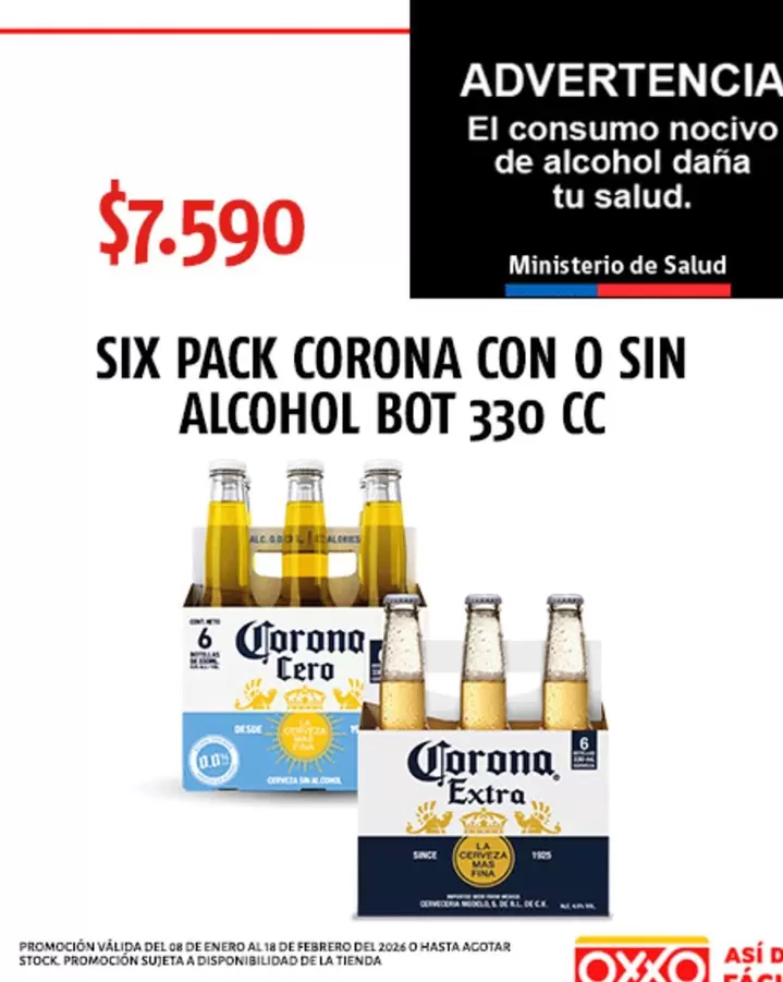 Corona - Six Pack  Con O Sin Alcohol Bot