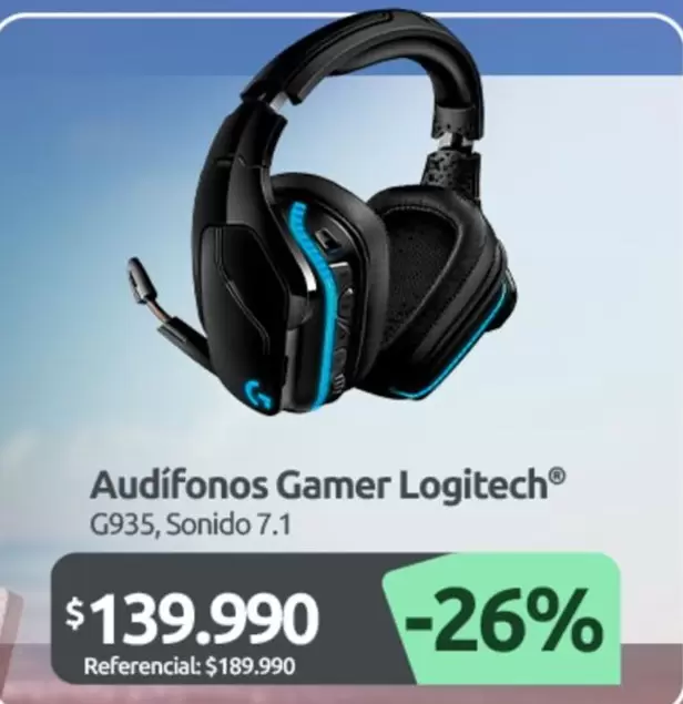 Logitech - Audifonos Gamer
