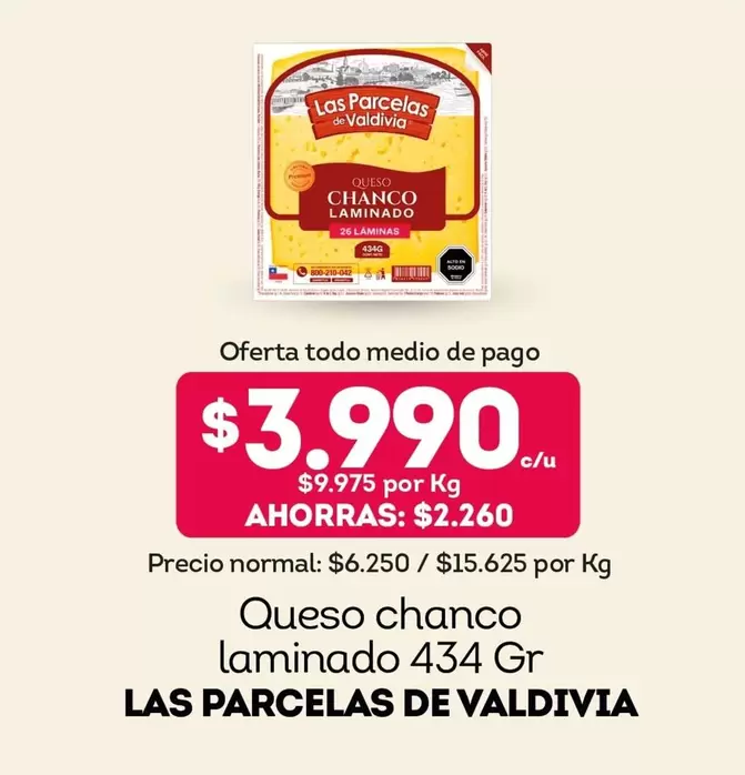 Las Parcelas De Valdivia - Queso Chanco Laminado