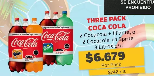 Coca Cola - 2 Coçacola + 1 Fanta